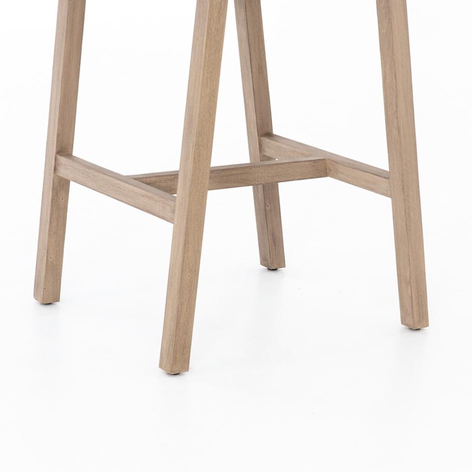Delano Outdoor Bar Stool-Washed Brown by FOUR HANDS