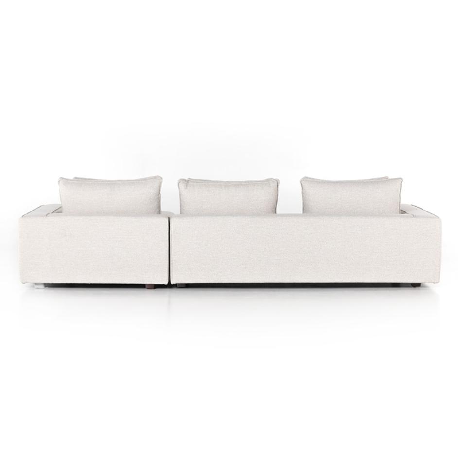 Pierce 2pc W/ Raf Chaise In Pompee Pearl by FOUR HANDS