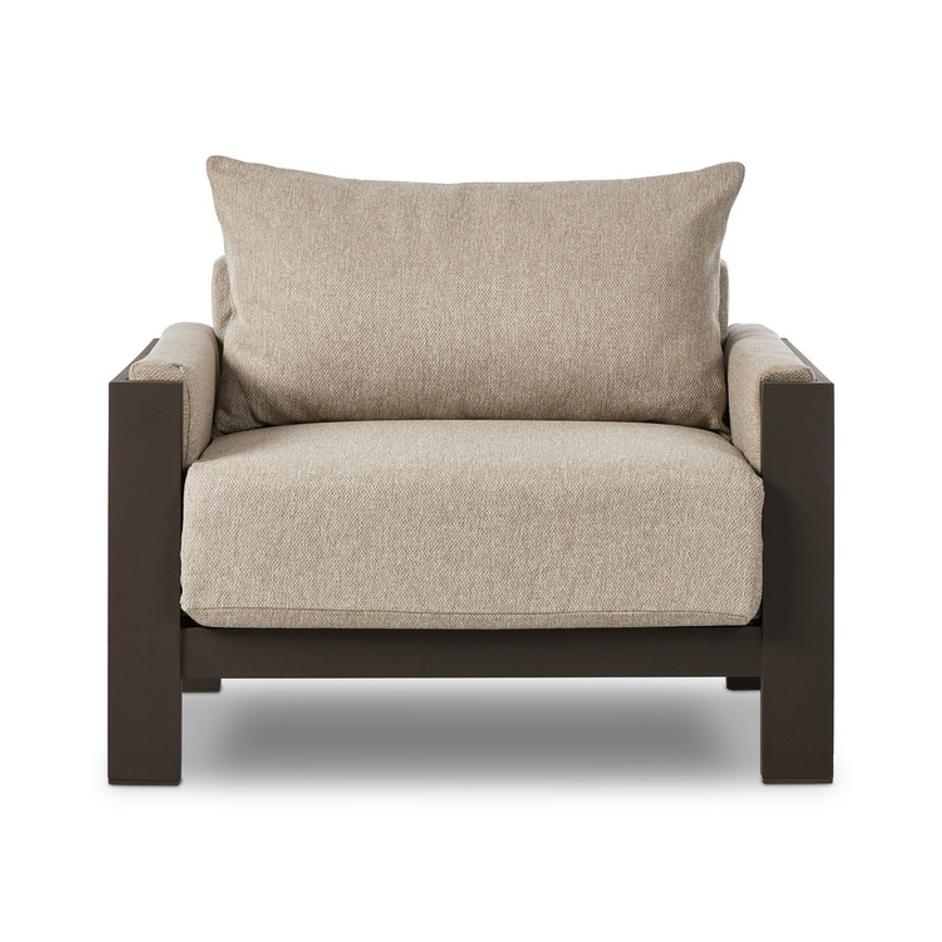 Chapman Outdoor Metal Chair - Concha Fog by Four Hands