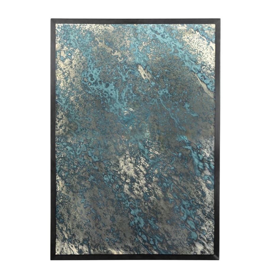 Acid Wash Mirror - Iron Matte Black by FOUR HANDS