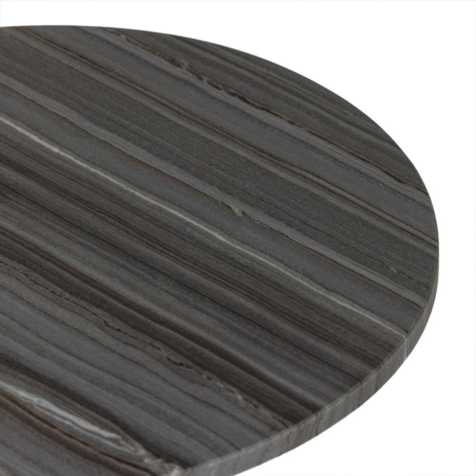 Neda End Table - Ebony Marble by Four Hands