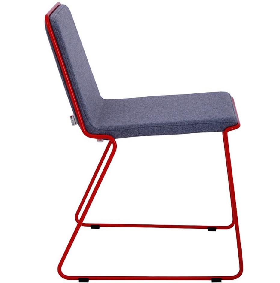 bleeker contemporary chair in wool by Nuans Design