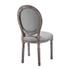 Seneca Vintage French Upholstered Fabric Dining Side Chair In Light Gray by Modway Furniture