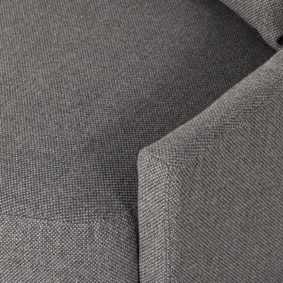 Chloe Media Lounger In Fallon Charcoal by FOUR HANDS