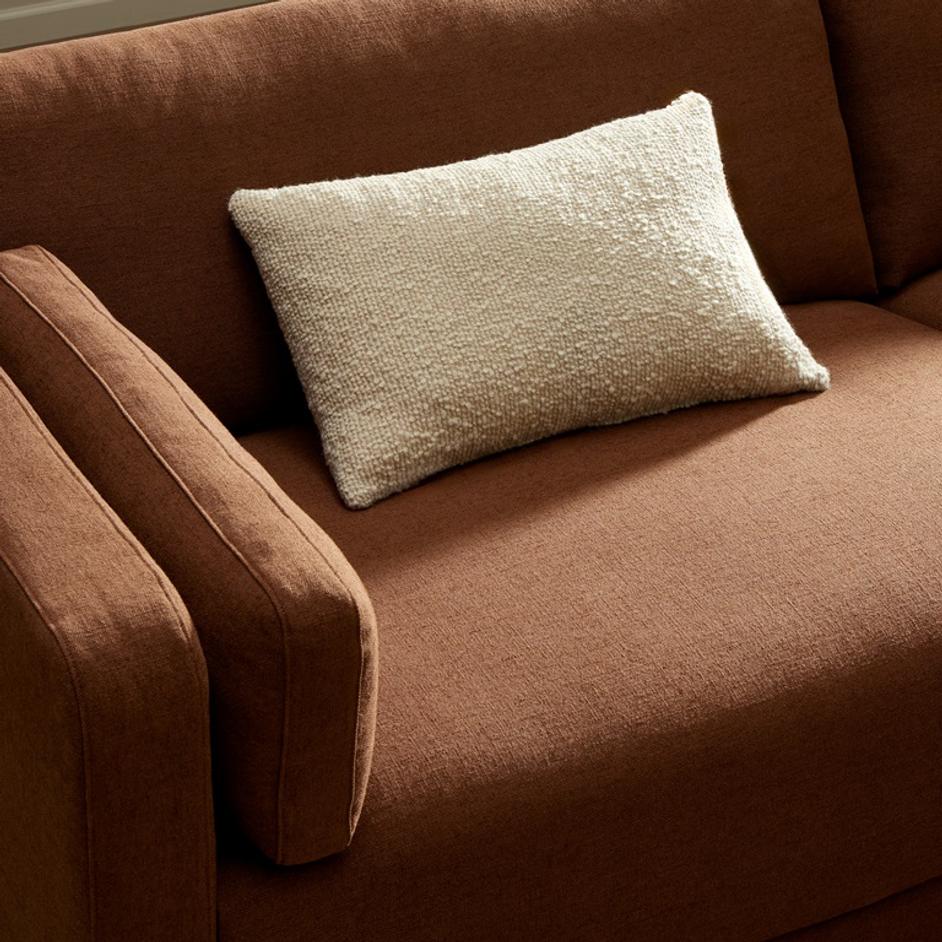 Francia Pillow in Oatmeal 16"x24" by FOUR HANDS