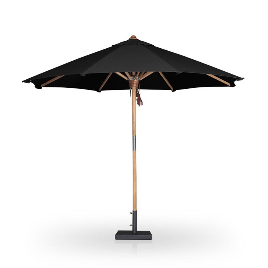 Baska Outdoor Round Umbrella - Arashi Black by Four Hands