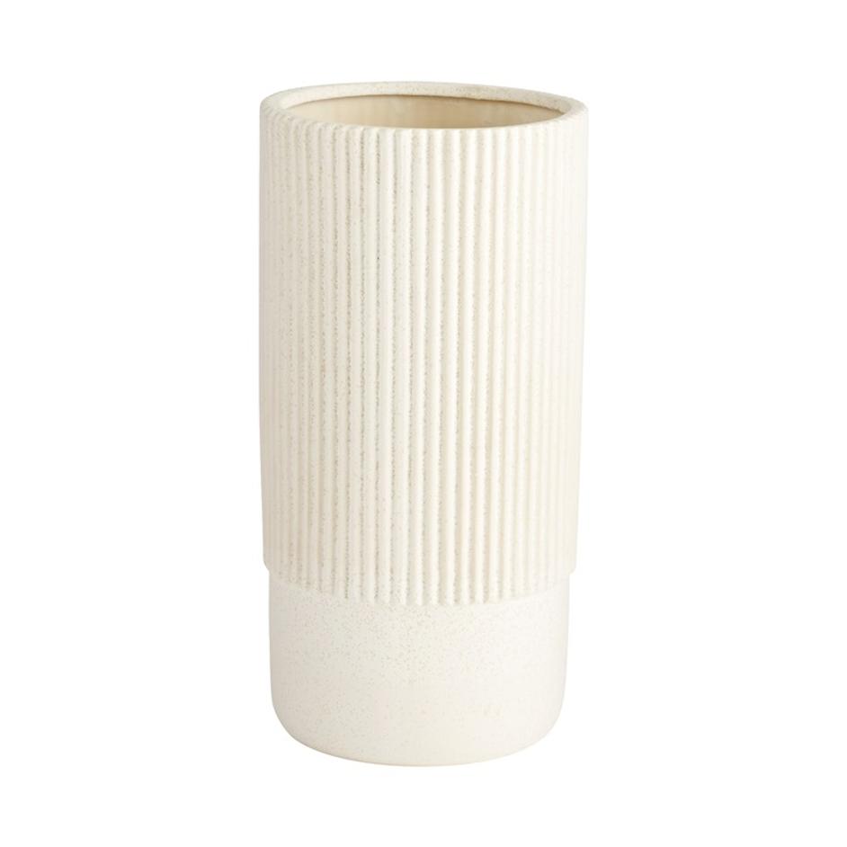 Harmonica Vase | White - Large by Cyan Design