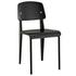Malta Dining Side Chair In Black Black by Modway Furniture