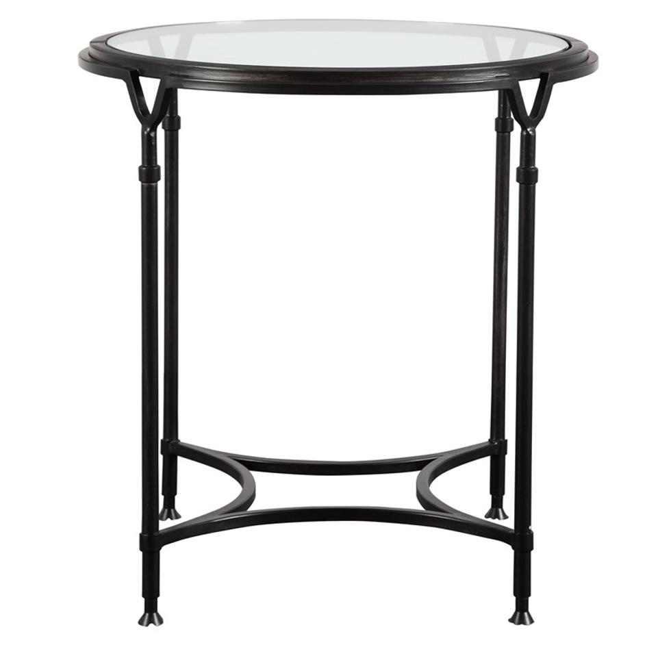 Samson Glass Side Table by Uttermost