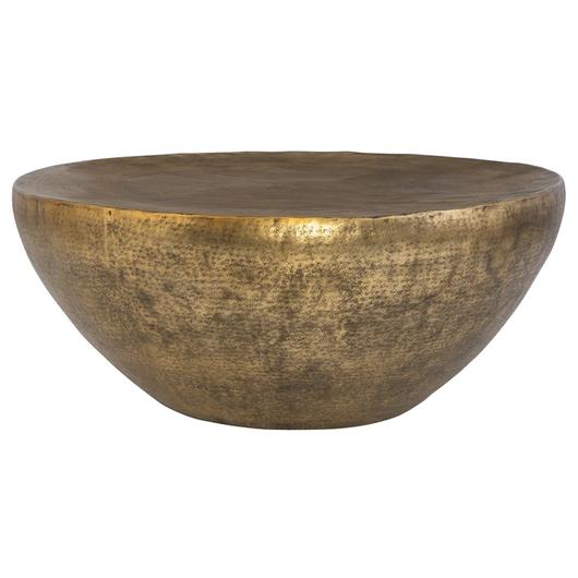 Gilded Dome Gold Coffee Table by Uttermost