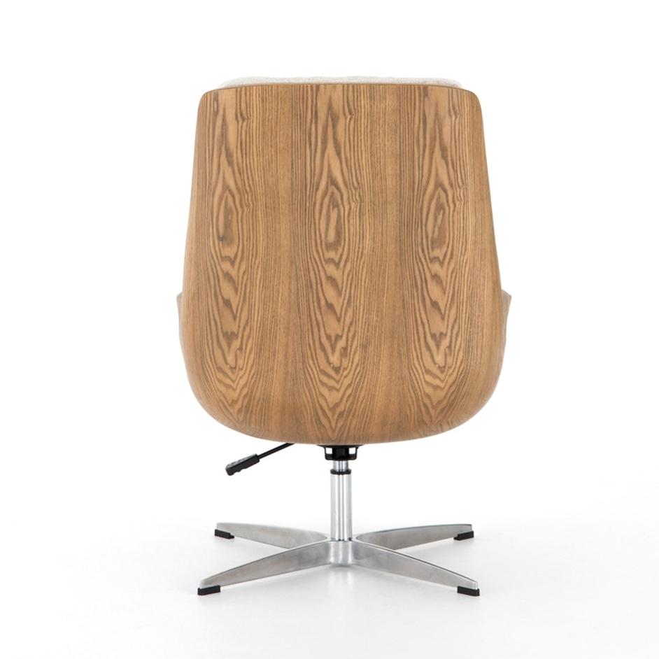 Burbank Desk Chair In Elder Sand by FOUR HANDS