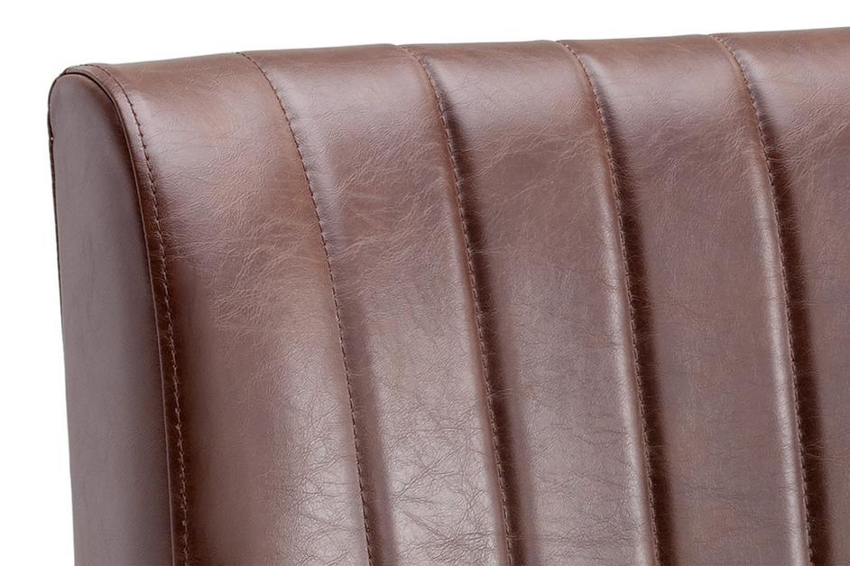 HALDEN DINING CHAIR - RUSTIC BRONZE - VINTAGE COGN by Sunpan