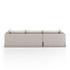 Habitat 2Pc Laf Sectional In 115'' In Moon by FOUR HANDS