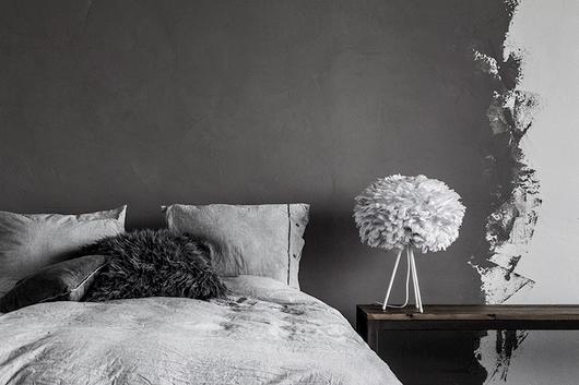 Eos 26" H Table Lamp in Grey with White Base by UMAGE