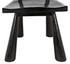 Gilbert Sungkai/Mindi Chair in Charcoal Black by Noir Furniture