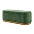 Clinton Chenille Storage Bench, Seneca Green  by New Pacific Direct