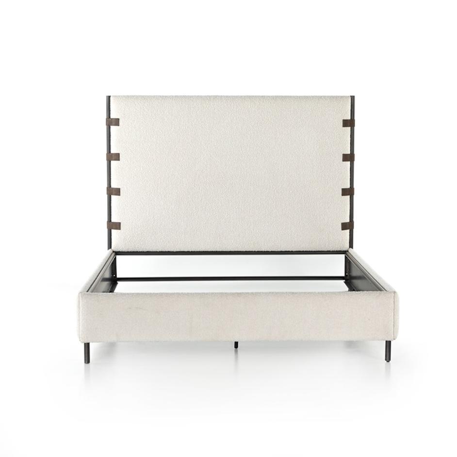 Anderson Bed In Knoll Natural In King by FOUR HANDS