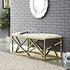 Santoli Bench In Gold Ivory by Modway Furniture