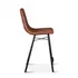 Sam Counter Chair, Trapper Brown by Home Trends & Design