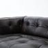 DYLAN LEATHER SOFA-RIDER BLACK by FOUR HANDS