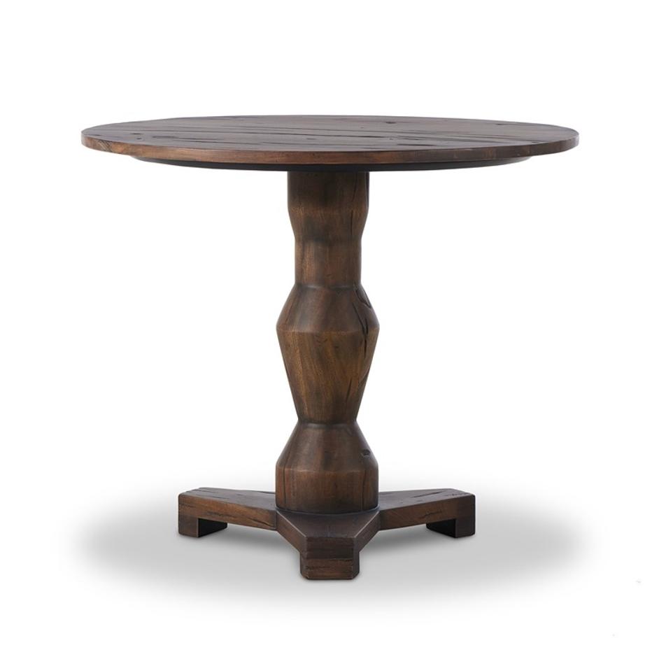 Rivi Large End Table In Antique Belgium Bleach by Four Hands