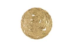 Molten Disc Wall Art, Gold Leaf, MD by PHILLIPS COLLECTION