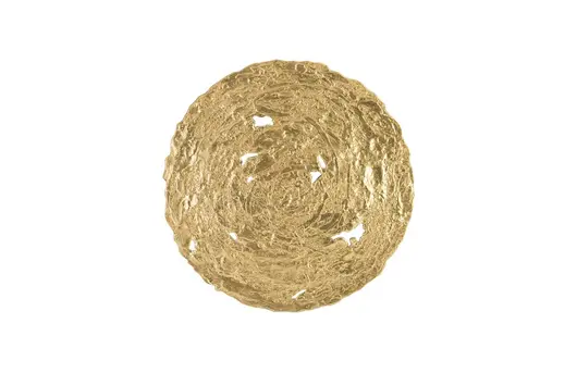 Molten Disc Wall Art, Gold Leaf, MD by PHILLIPS COLLECTION