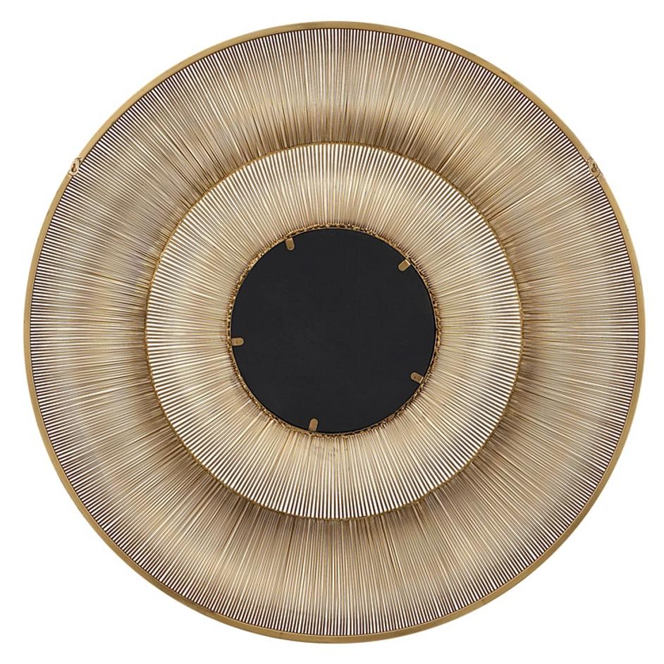 Bauble Round Gold Mirror by Uttermost