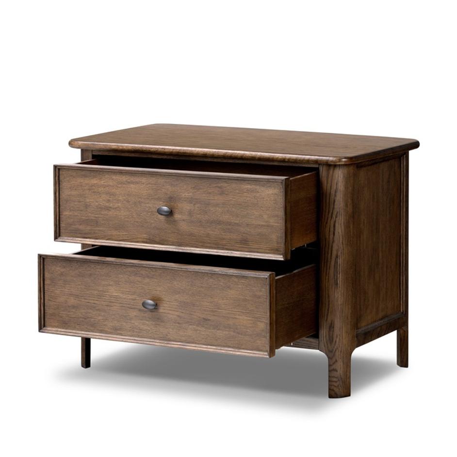 Russ Nightstand - Aged Oak by Four Hands