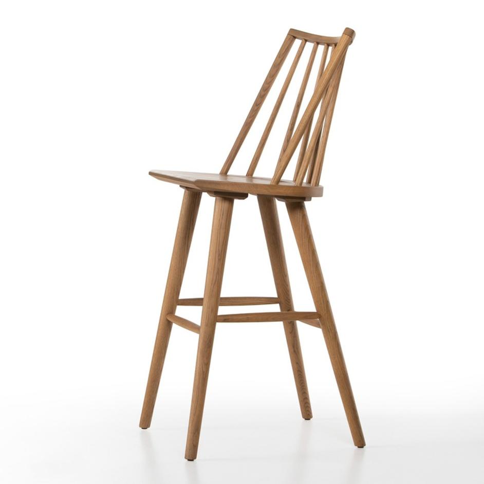 Lewis Windsor Bar + Counter Stool by Four Hands