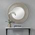 Sailor's Knot White Small Round Mirror by Uttermost