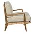 Allister Chair, White US Made Cushions by Noir Furniture