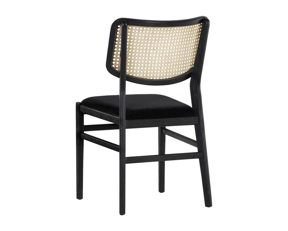 ANNEX DINING CHAIR - ABBINGTON BLACK / NATURAL by Sunpan