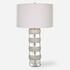 Band Together Crystal & Wood Table Lamp by Uttermost