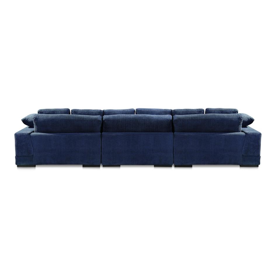 Plunge Large Sectional Navy by Moes Home