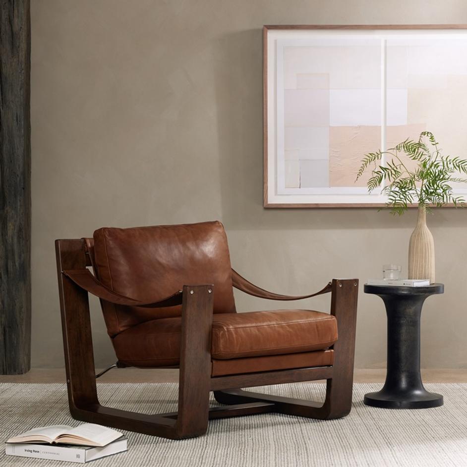 Cesar Chair In Heirloom Sienna by FOUR HANDS
