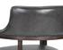 BRYLEA DINING ARMCHAIR - BROWN - BRENTWOOD CHARCOAL LEATHER by Sunpan