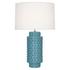 Steel Blue Dolly Table Lamp by Robert Abbey