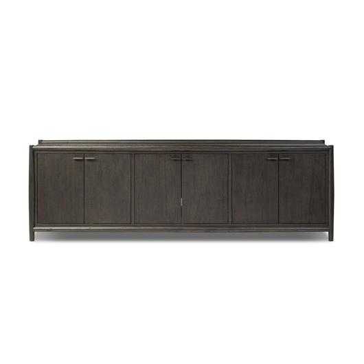 Glenview 6 Door Sideboard - Cracked Smoked Black Veneer by Four Hands