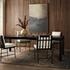 Isador Dining Table 96" In Black Wash by FOUR HANDS