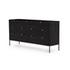 Trey 7 Drawer Dresser - Black Wash Poplar by Four Hands