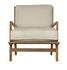 Allister Chair, White US Made Cushions by Noir Furniture