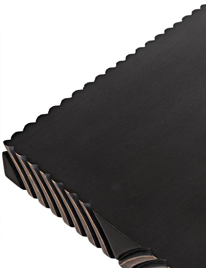 Ray Mahogany and Veneer Console in Pale with Light Brown Highlights by Noir Furniture