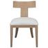 Idris Armless Chair Natural by Uttermost