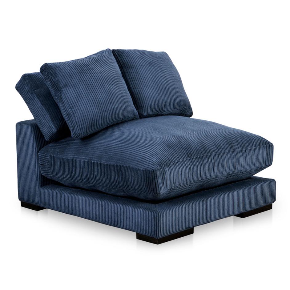 Plunge Slipper Chair Navy by Moes Home