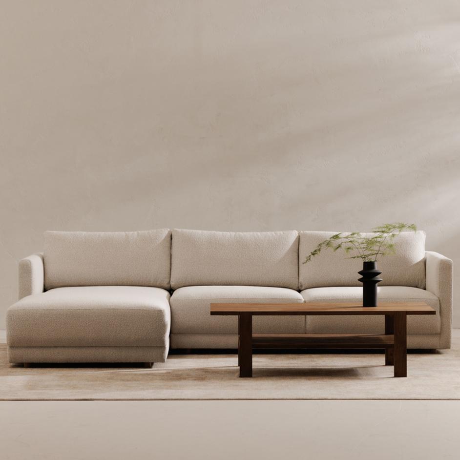 Bryn Sectional Left Oyster by Moes Home