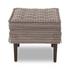 Cole Small Ottoman In Rodin Bark And Terra Brown Ash by Four Hands
