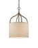 Dunning Pendant In Blacksmith & Natural by Currey & Company