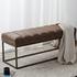 Darius Bench In Nubuck Chocolate by New Pacific Direct