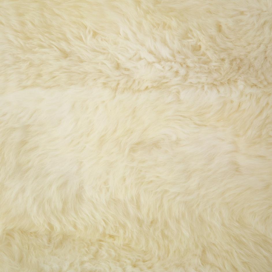 Lalo Lambskin Rug, Cream by FOUR HANDS
